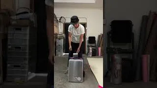 Thumbnail: My suitcase wheels sucked! So I turned it into a hovercraft! #diy #hovercraft #inventions