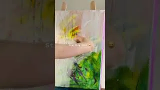 Thumbnail: nothing better than hating your painting so much you just paint white over it 🙃