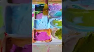 Thumbnail: Welcome to my COLOR UNIVERSE🤤   #colorful #painting #abstract #acrylicpainting #abstractart