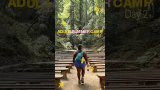 Thumbnail: Day 2 of adult summer camp! 🏕️#adultsummercamp #camp #solocamping