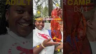 Thumbnail: Day 1 of adult summer camp 🏕️ #autocamp  #adultsummercamp