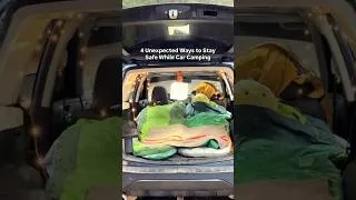 Thumbnail: 4 unexpected ways to stay safe while car camping  #summer #camping #carcamping #LesSchwab