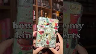 Thumbnail: how I make my kindle inserts⭐️🧚‍♀️📖 #booktok #booktube #kindle #shorts