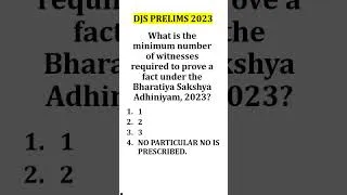 Thumbnail: DJS PRELIMS 2023  #shorts #shortsvideo #shortsviral #shortsyoutube #shortsfeed #advocate