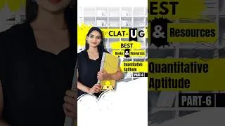 Thumbnail: Part 5 : Best books and resources to refer for CLAT 2025 - Quantitative Aptitude #clat #clatbooks
