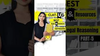 Thumbnail: Part 5 : Best books and resources to refer for CLAT 2025 - Legal reasoning #clat #clatbooks