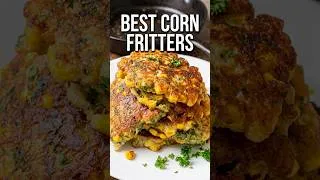 Thumbnail: You Need to Try These Cast Iron Corn Fritters 🌽🥘#CornFritters #EasyRecipes #CastIronCorn #breakfast