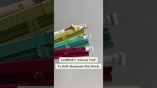 Thumbnail: Amazon Find LazBlinds! 🌈 No Drill Aluminum Blinds.