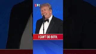Thumbnail: Trump's sex joke falls flat at White House press dinner