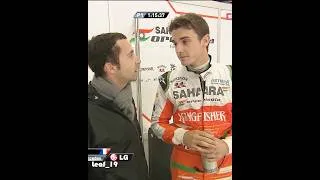 Thumbnail: Jules Bianchi — FP1 with Force India, 2012. Talking with Nicolas Todt.