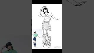Thumbnail: day 1/5 of learning how to draw ^^ #art #drawing