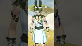 Thumbnail: A model strikes 48 poses in 30 seconds