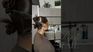 Thumbnail: Save this for your next hair appointment! Clean two-part ponytail, turned out so cuteee!