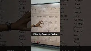 Thumbnail: Filter by Selected Value in Excel with One Click! 🤯 #Shorts