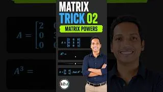 Thumbnail: CET Exam Hack: Matrix Powers Solved Instantly!