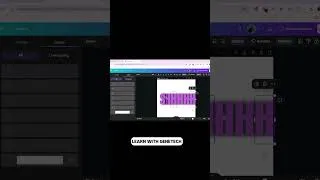 Thumbnail: Adding a shadow effect to your text in Canva! #shorts #canva #texteffect #viralvideo #genetech