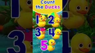 Thumbnail: There are 5 Little Ducks!!! #shorts #fun #kids