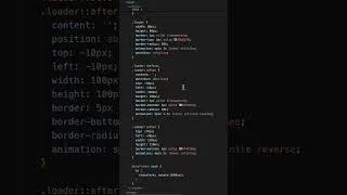 Thumbnail: 3D Loader in Pure CSS?! No JavaScript 😱🔥 #shorts