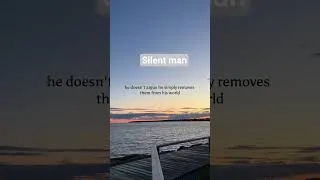 Thumbnail: silent man. man in silence. @learneasilyhub #learneasilyhub #silentman #silence #strongman