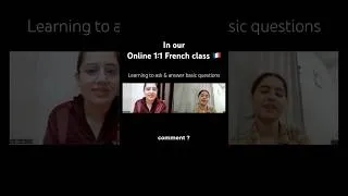 Thumbnail: Online 1:1 French class | French for beginners | Se présenter en français