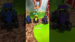 Thumbnail: Moo! 🐮 Blippi’s Toy Tractor Farm Rescue! 🚜 Farm Toys #shorts