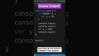 Thumbnail: JavaScript Interview Question Coding Snippets #javascript #javascriptinterview #javascriptcoding