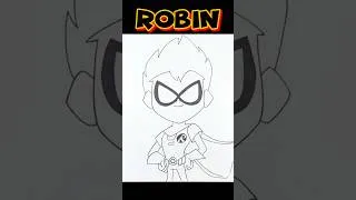 Thumbnail: Draw Robin from Teen Titans Go! – It Looks AMAZING! 🔥