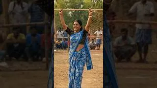 Thumbnail: Woman takes penalty kick in the village football match #shorts #womenfootball