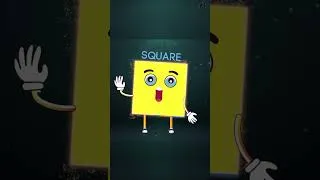 Thumbnail: I am a Square song | Shape song #shorts