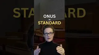 Thumbnail: Onus of Proof (Burden of Proof) vs Standard of Proof