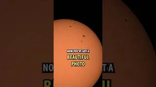 Thumbnail: Sunspots with the Dwarf3 Smart Telescope #sunspots #smarttelescope #shorts #dwarflabs