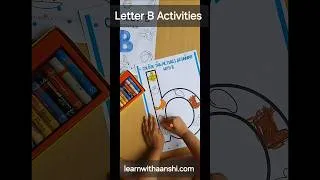 Thumbnail: Fun Letter B Printable Activities for Toddlers| Alphabet Learning Kids aged 2-4 #shorts #letterb