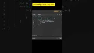 Thumbnail: Two_sum___Leetcode_problem_solving_#leetcode_#java_#shots(720p)