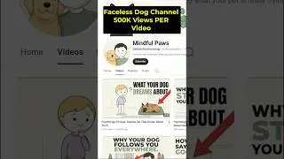 Thumbnail: Faceless DOG channel with 500k views/video