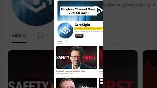 Thumbnail: Faceless channel went viral on day 1
