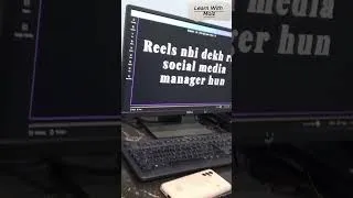 Thumbnail: POV: "I'm Not Watching Reels... I'm a Social Media Manager!" 😂 | Office Comedy | Learn with Moiz