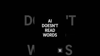 Thumbnail: AI Doesn’t Read Words! 🤯 Tokenization Explained in 60s #tokenization #chatgpt #ai #llm