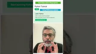 Thumbnail: W3Schools Python Full course in 1 hour #python #w3schools