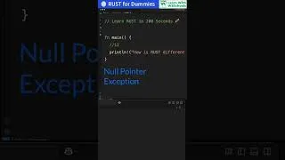 Thumbnail: How is RUST Different from other Programming Languages? #rust #rustprogramming #coding