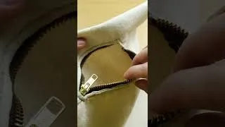 Thumbnail: Zipper Pocket Bag Lining..No Machine  #asmr #leathercraft #shorts