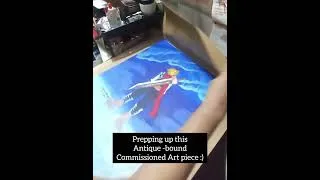 Thumbnail: Antique-bound Cloud Strife commissioned Art Piece