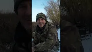 Thumbnail: Pike Fishing In The Snow #Shorts