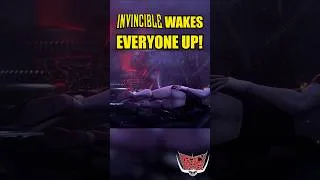 Thumbnail: Invincible wakes EVERYONE UP! #invincible #invinciblevs #omniman #shorts