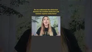 Thumbnail: Standard deduction vs. business expense deductions: for influencers, does the distinction matter?