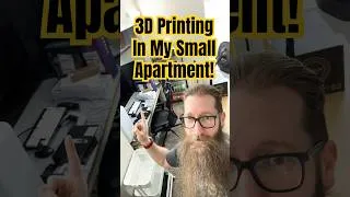 Thumbnail: Small Efficient 3D Print Farm #3dprintfarm #bambulab #3dprinting #smallbusiness