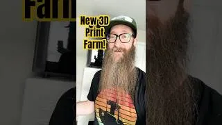 Thumbnail: New 3D Print Farm Setup! Follow My Journey! #3dprinting #bambulab #3dprintfarm