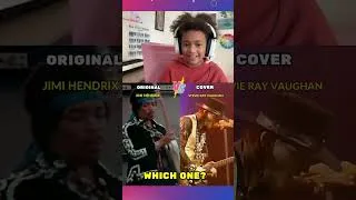 Thumbnail: Original vs Cover "Voodoo Child". #StevieRayVaughan #JimiHendrix #lelereacts #reaction