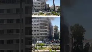 Thumbnail: Two bombs explode in Damascus during Macron’s visit, injuring 18
