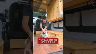 Thumbnail: There's always more room for storage in a van conversion