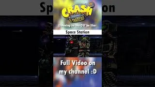 Thumbnail: Listening to Crash Bandicoot 2: N-Tranced OST be like: #shorts
